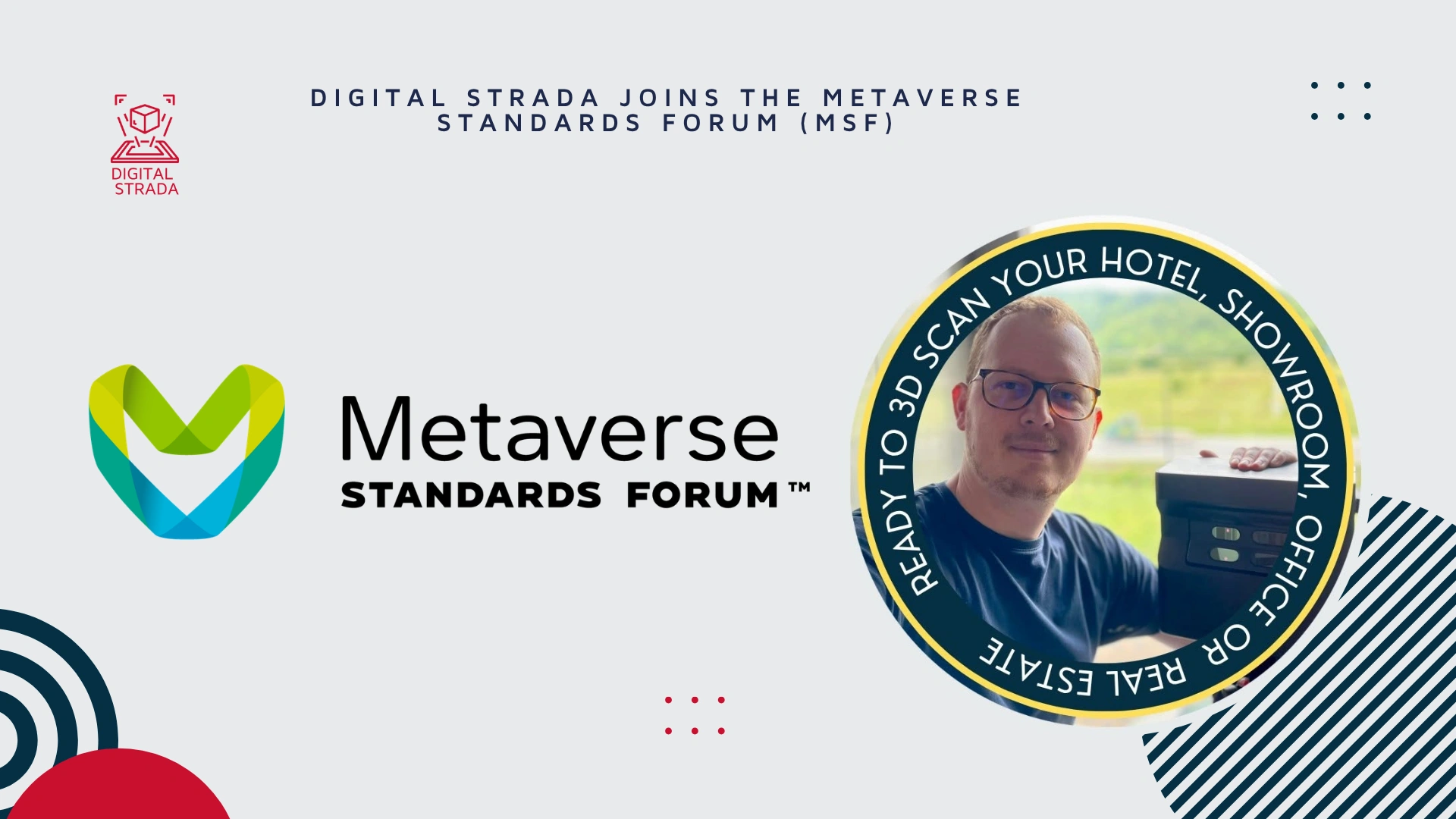 Warum Digital Strada dem Metaverse Standards Forum beigetreten ist (Und wie wir 3D Digitale Zwillinge anwenden)