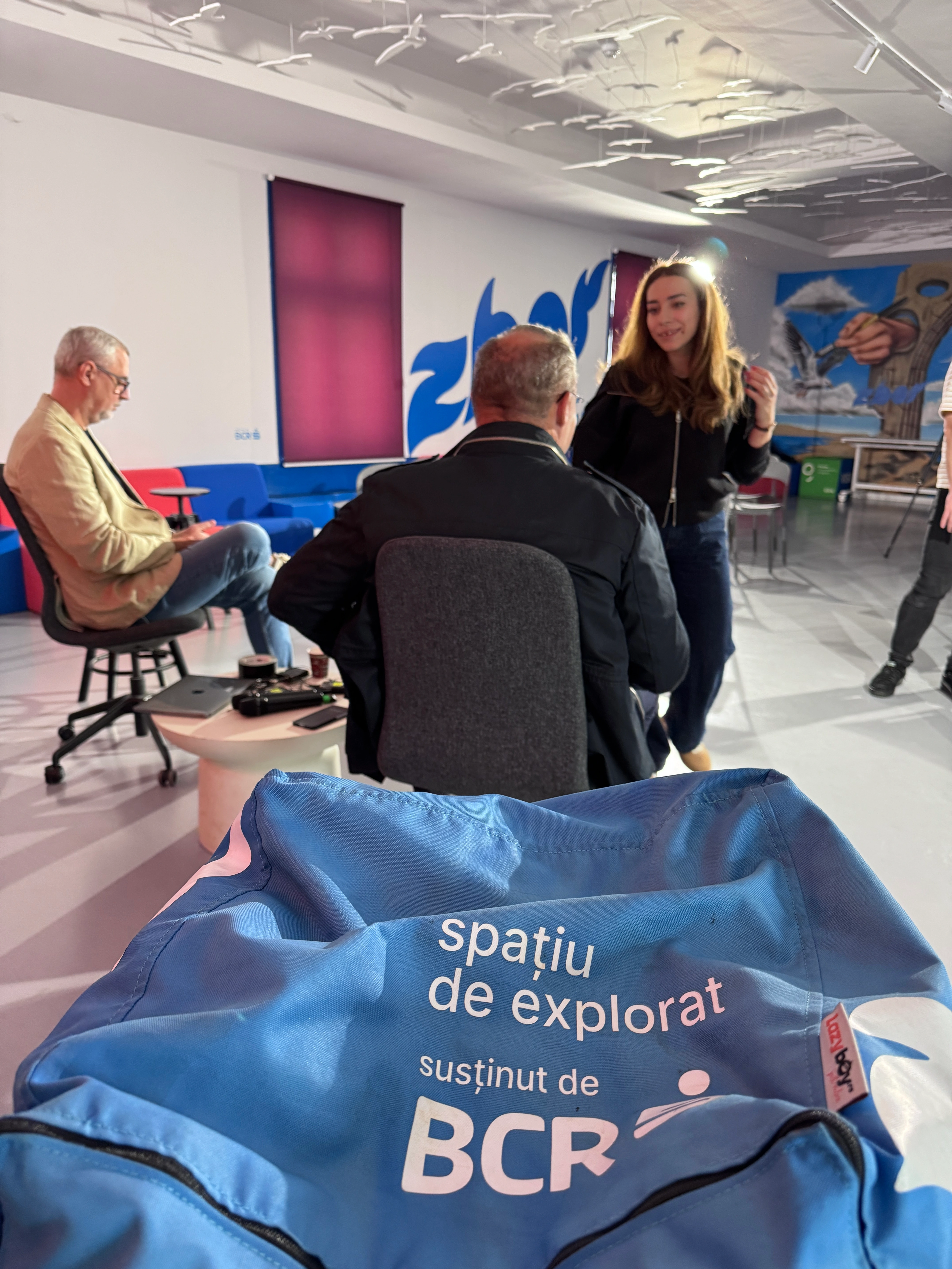 Espacio multifuncional apoyado por BCR en Zbor Hub Timișoara