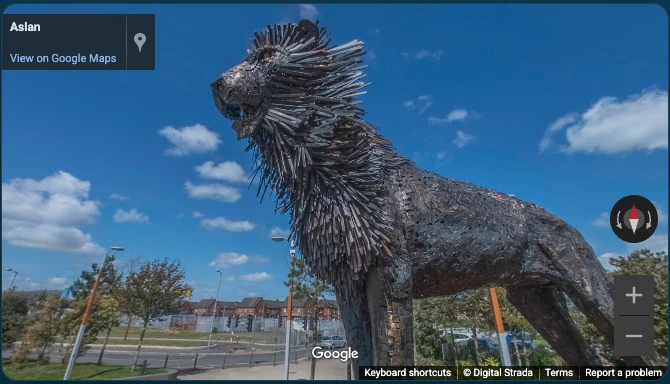 Aslan - CS Lewis Square 360° Public Art Tour