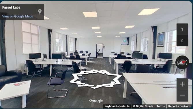 Farset Labs Belfast MakerSpace 360 Google Street View Tour