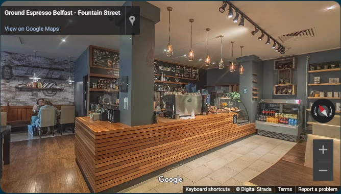 Ground Espresso Belfast - Artisan Coffee House 360° Virtual Tour