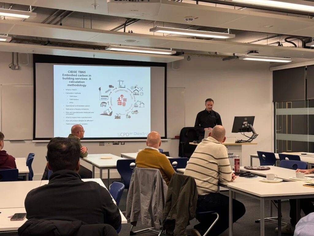 TM65: Embodied Carbon in Building Services — CPD Recap with a Digital Twin Lens