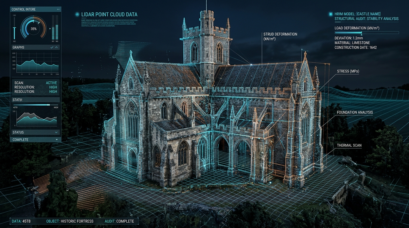 Leverage 3D Scanning and HBIM for Traditional Buildings | IHBC &amp; STBA CPD