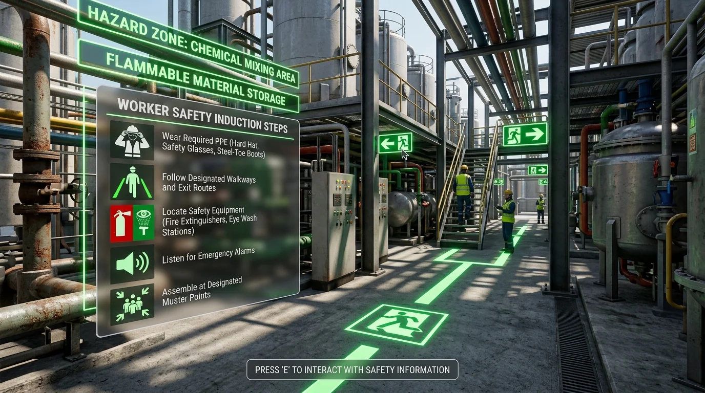 Simulări Interactive 3D de Siguranță: Evacuare de Urgență și Instructaj SSM în Mediu Virtual