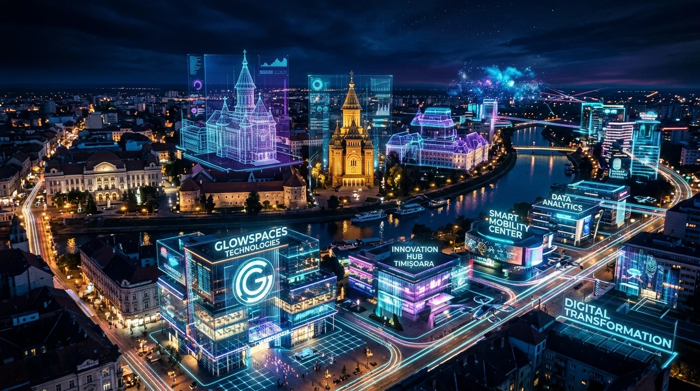 Timișoara Revoluționară: De ce pariez pe 3D Digital Twins și pe GlowSpaces pentru a construi Hub-ul nostru Global de Inovare