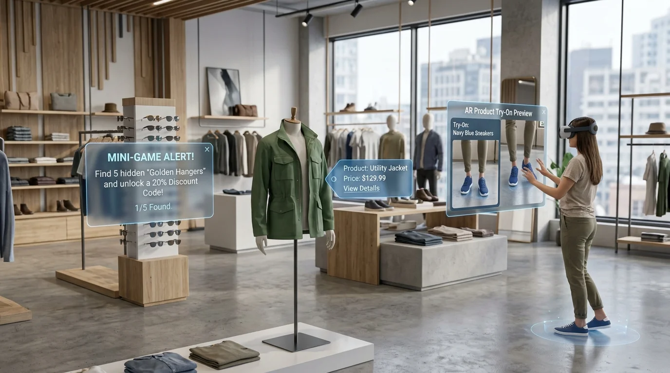 V-Commerce 3D Interactiv și Gamification: Creșterea Ratei de Conversie și Timpului de Navigare