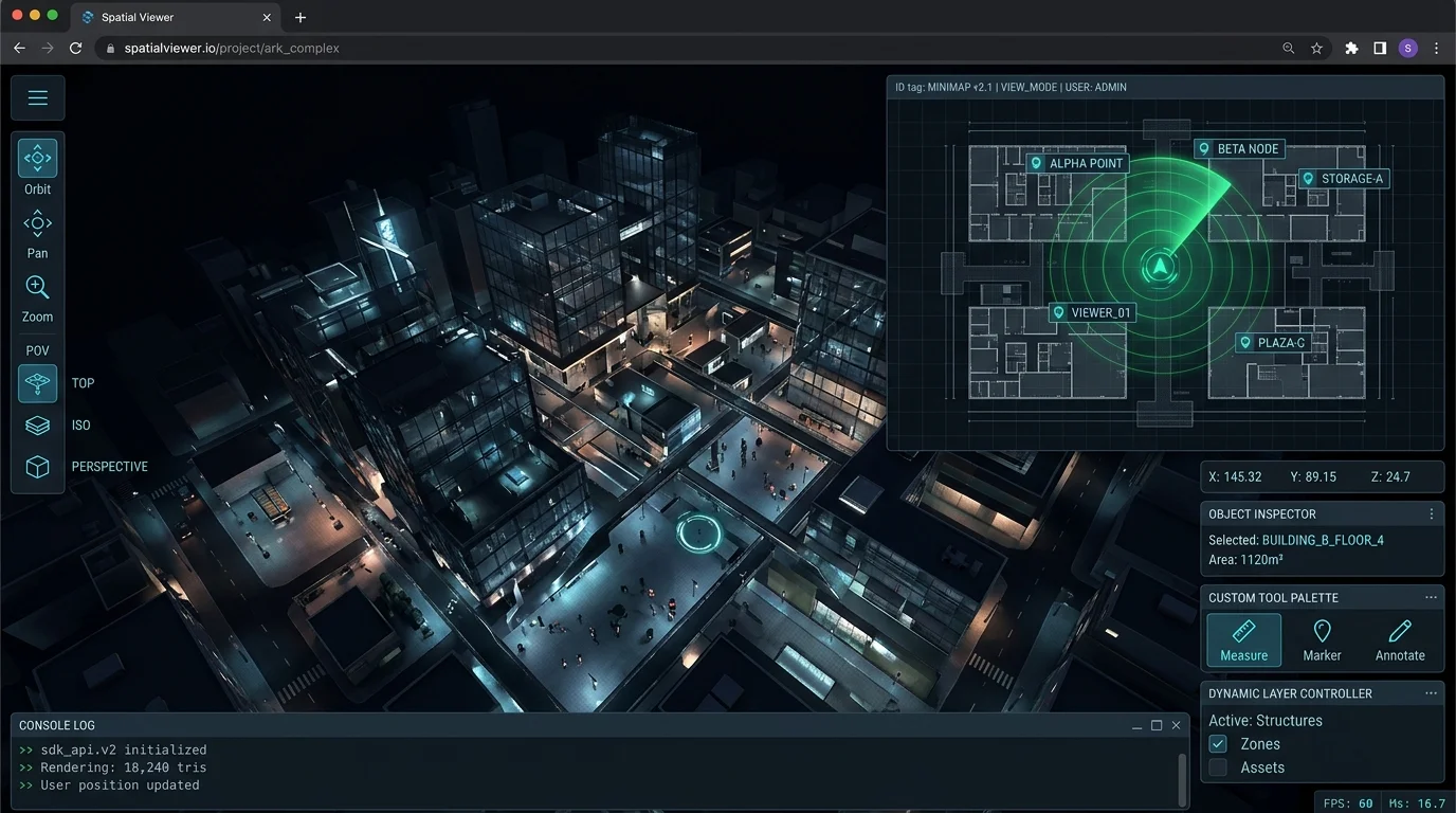 Custom 3D Viewport Embeds: JavaScript SDK Hooks, Dynamic Minimaps & WebGL Canvas Overlays