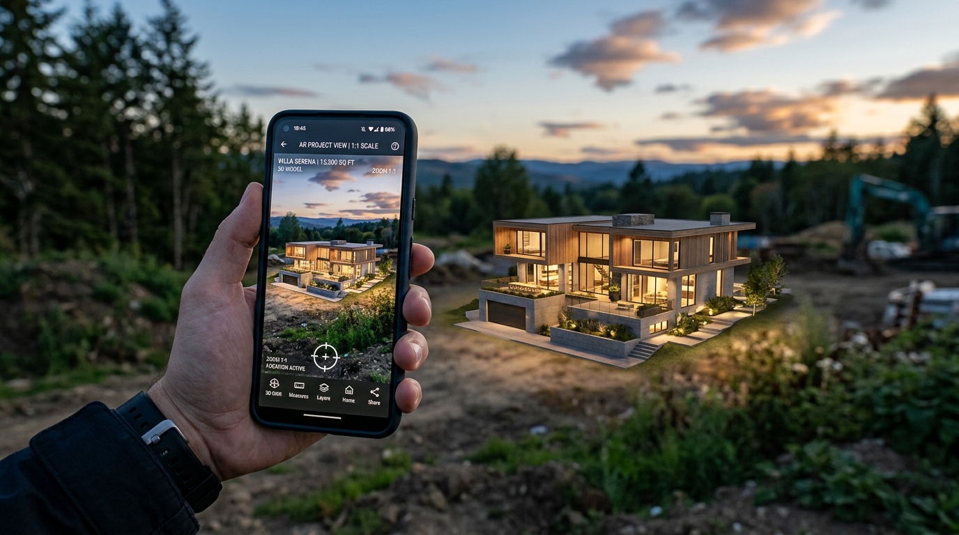 Siti Web Dedicati per Singole Proprietà e Proiezione AR Mobile in Scala 1:1